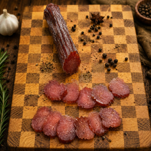 Курхан, куряча сиров'ялена ковбаса