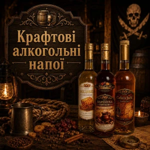 Алкогольні напої власного виробництва Kraftlav