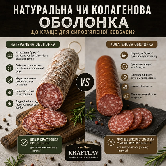 Натуральна оболонка чи колагенова